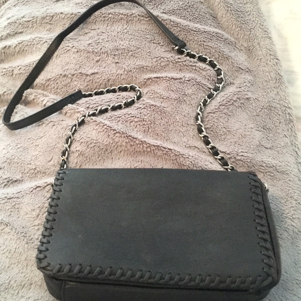Black cross body purse